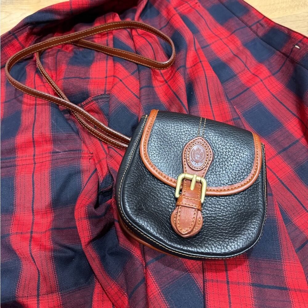 80s Liz Claiborne belt bag Crossbody convertible leather